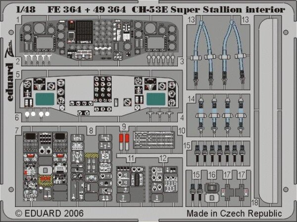 CH-53E Super Stallion interior (Academy Minicraft)