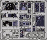 F105G Thunderchief interior self adhesive (Revell)