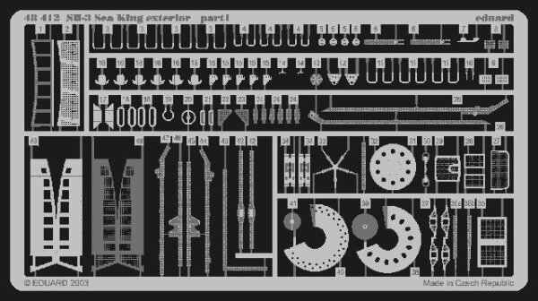 SH-3 Sea King Exterior/Außendetails (Hasegawa)