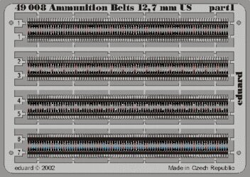 Munitionsgurte US 12,7 mm