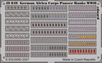 German Africa Corps Panzer Ranks WWII