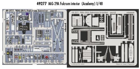 MiG-29A Fulcrum interior