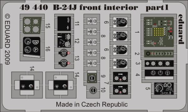 B-24J front interior (REV/MON)