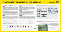 1/72 North-American F-86F Sabre / Canadair CL-13B Sabre IV