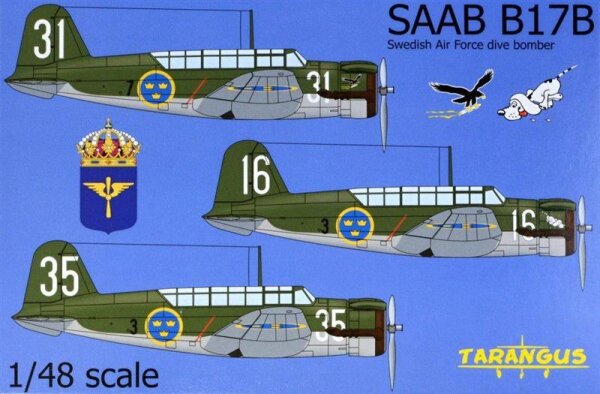 SAAB B-17B Swedish Air Force Dive Bomber