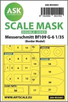 1/35 Messerschmitt Bf-109G-6 wheels and canopy masks for...