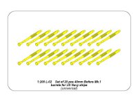 40 mm Bofors Mk.1 barrels US Navy