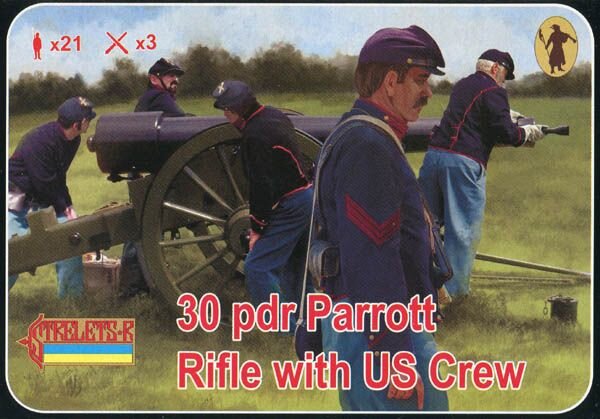 30 pdr Parrott Rifle with US Crew