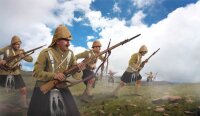 Highlanders in Attack 1899-1902 (Anglo-Boer War)