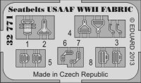 Seatbelts USAAF WWII FABRIC