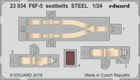 1/24 Grumman F6F-5 Hellcat seatbelts STEEL