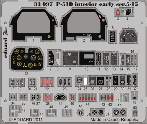 P-51D Interior early ser.5-15 (Tamiya)