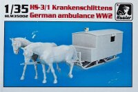 HS-3/1 Krankenschlitten + 2 Pferde