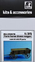 Farm horse drawn wagon (Resin + PE)