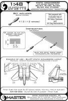1/48 Static dischargers - used on modern Sukhoi Jets