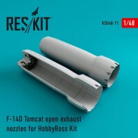 F-14D Tomcat open exhaust nozzles (HobbyBoss)