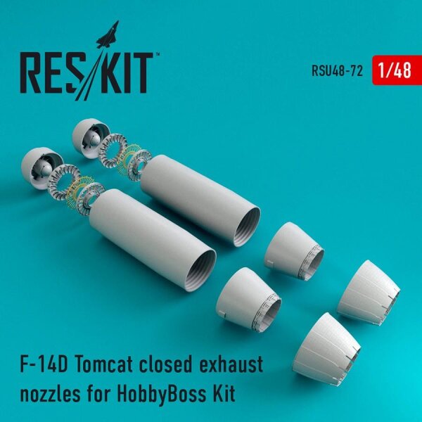 F-14D Tomcat closed exhaust nozzles (HobbyBoss)