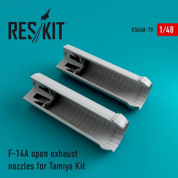 F-14A Tomcat open exhaust nozzles (Tamiya)