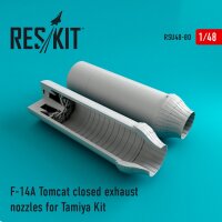 F-14A Tomcat closed exhaust nozzles (Tamiya)