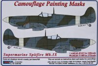Spitfire Mk.IXc camouflage pattern paint mask