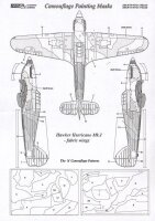 Hawker Hurricane Mk.I / fabric wings A" Masks"