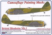 Bristol Blenheim Mk.I Camouflage Painting Masks