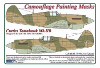 Curtiss Tomahawk Mk.IIB Camouflage Painting Masks