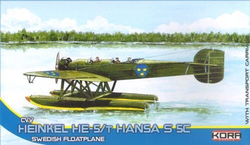 1/72 Heinkel He-5/T Hansa S5C Swedish Floatplane