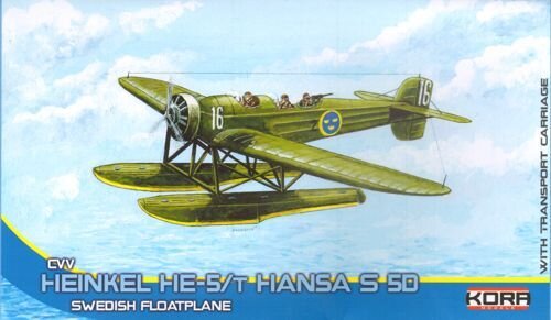 1/72 Heinkel He-5/T Hansa S5D Swedish Floatplane