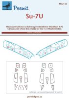 1/72 Sukhoi Su-7U Canopy Mask (Modelsvit)