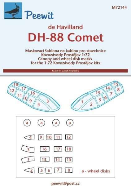 1/72 de Havilland DH-88 Comet (Kovozsvody)
