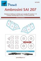 Ambrosini SAI.207  Canopy Masks