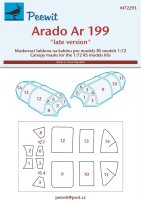 Arado Ar-199 Late Version" Canopy Masks"