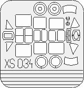 1/72 T-6G Texan Mask (Academy)