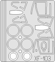 MiG-21 MF Fishbed J Mask for Academy/Italeri/Wolfpack