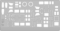 1/48 Nakajima J1N1 Gekko Type 11 Mask for Tamiya