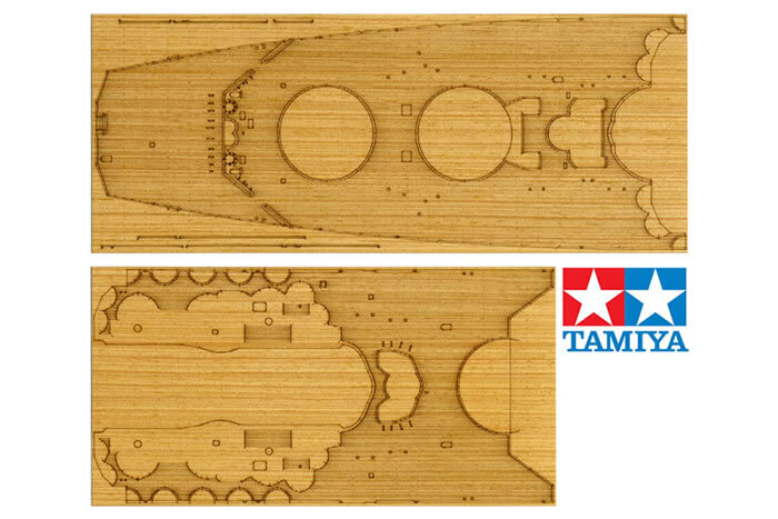 TAMIYA 12645 Feuille de Pont en Bois pour Maquette Yamato 1/350 TAMIYA 12645 Feuille de Pont en Bois pour Maquette Yamato 1/350
