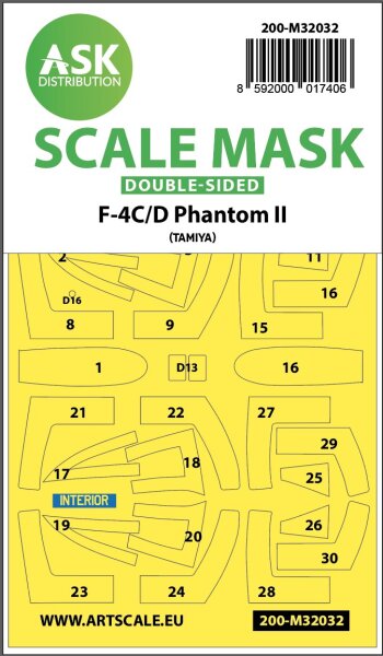 F-4C/D Phantom double-sided mask