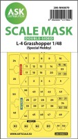Piper L-4 Grasshopper double-sided mask