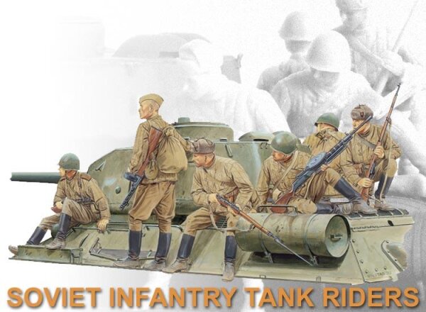 1/35 Soviet Infantry Tank Riders 1939-1945