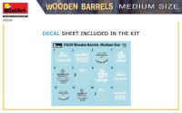 Wooden Barrels. Medium Size