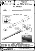 Tiger I - 88mm KwK36 L/56 with early muzzle break