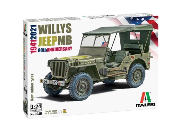 1/24 Willys Jeep MB "80th Anniversary"