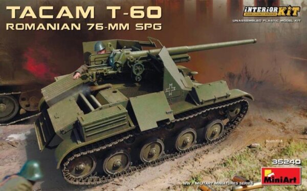 Tacam T-60 Romanian 76-mm SPG w/ Interior