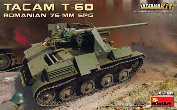 Tacam T-60 Romanian 76mm SPG - Interior Kit