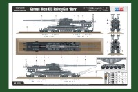 DORA Eisenbahngeschütz , 80 cm (E)