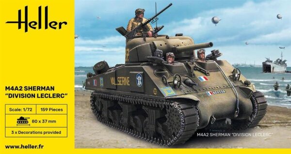 1/72 M4A2 Sherman "Division Leclerc"