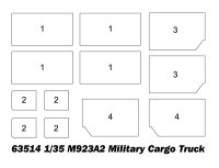 M925A1 US Military Cargo Truck 5-ton 6x6