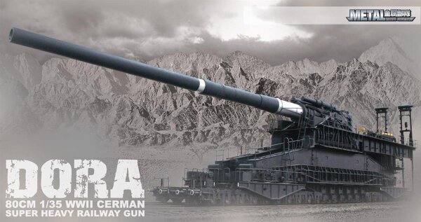 DORA Eisenbahngeschütz , 80 cm (E)