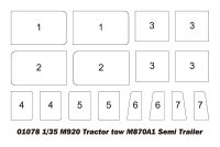 M920 Tractor towing M870A1 Semi-trailer